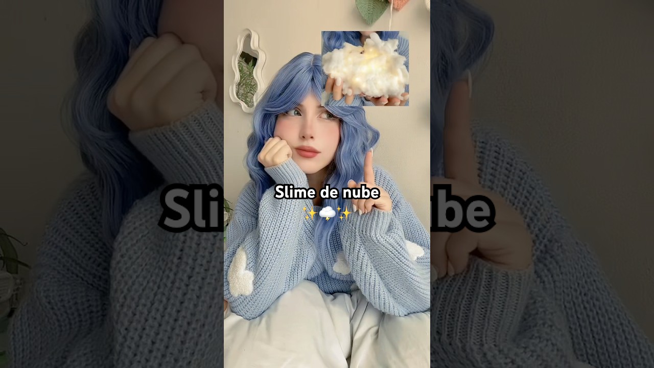 Tutorial slime de nube 🌧️ #asmr #asmrsounds #asmrvideo #asmrtutorial