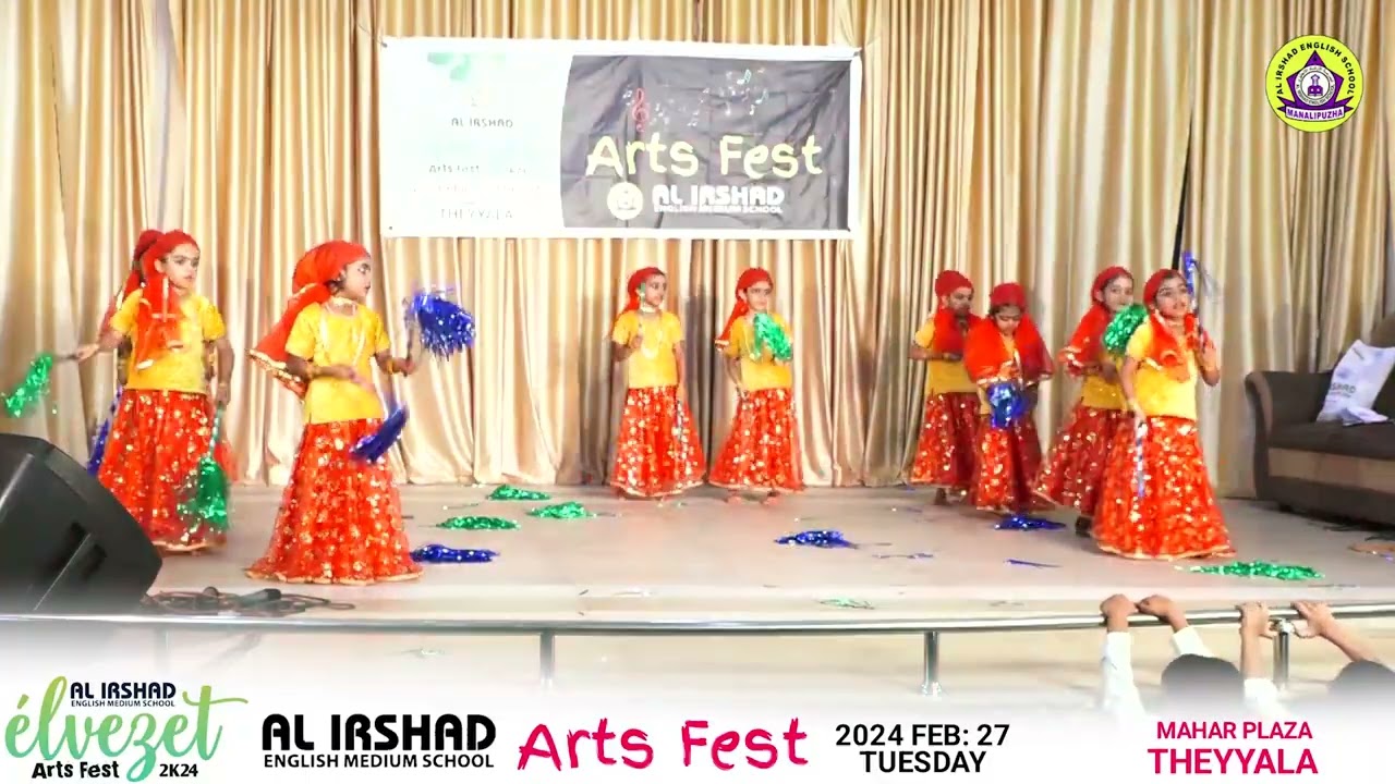 Kolkkali LKG Girls  | élvezet | Arts Fest 2024 | Al irshad manalippuzha