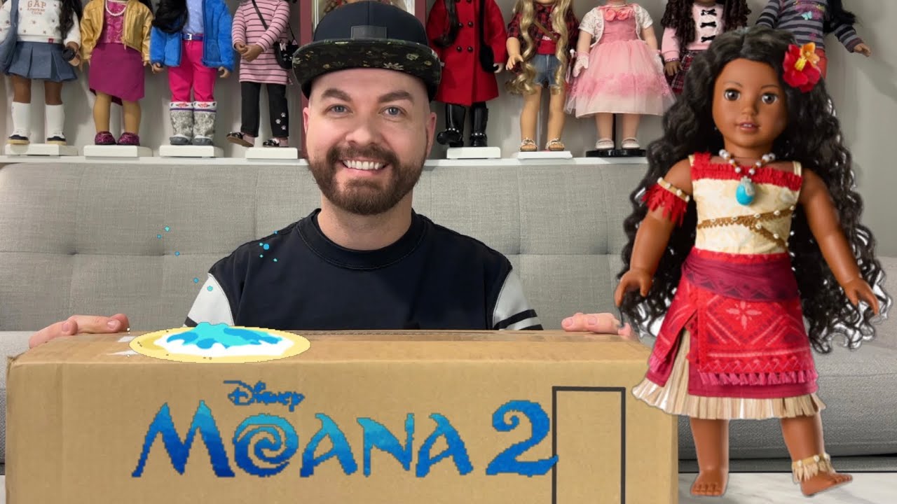 Unboxing / Redressing Disney Moana Doll x American Girl