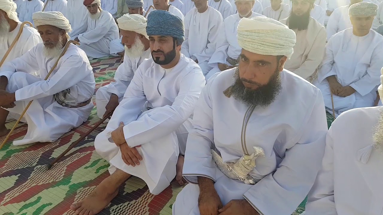 صلاة عيد الفطر 1439هجري .بلدة مسفاة العبريين ولاية الحمراء