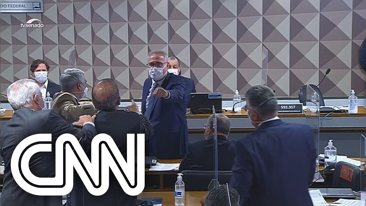 Renan Calheiros e Jorginho Mello se desentendem na CPI da Pandemia | LIVE CNN