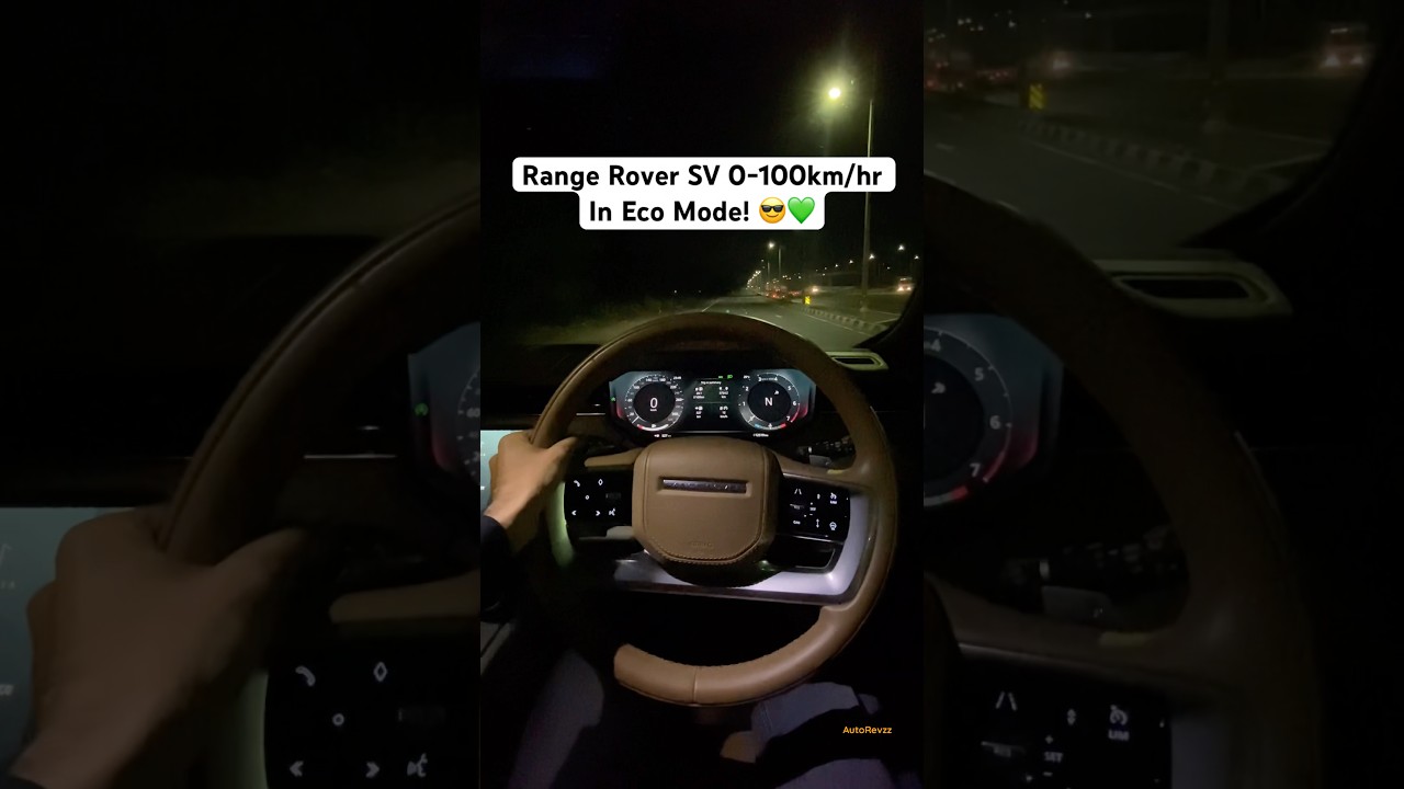 Range Rover SV 0-100