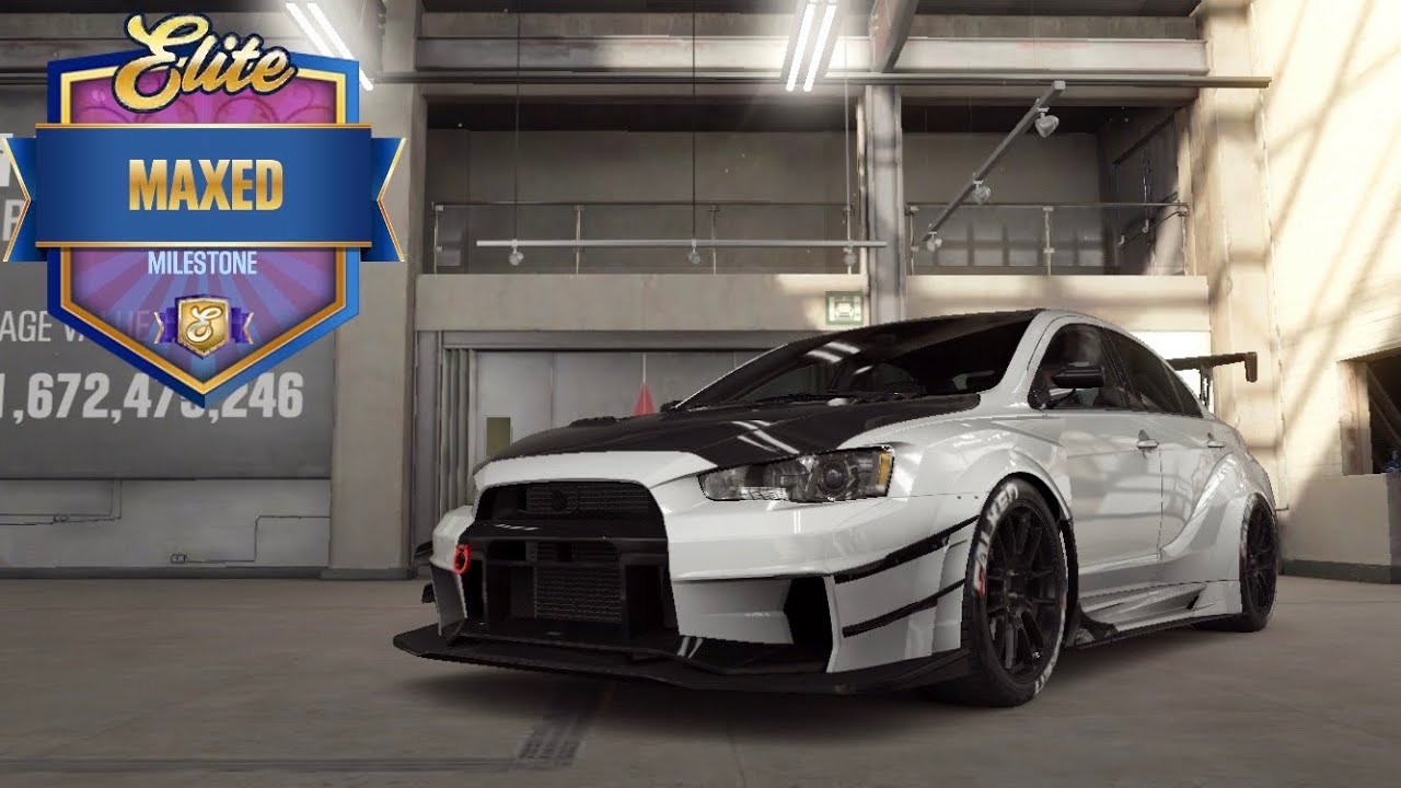 【CSR2】Lancer Evolution Final Edition (elite 35), shift & tune for 9.88x