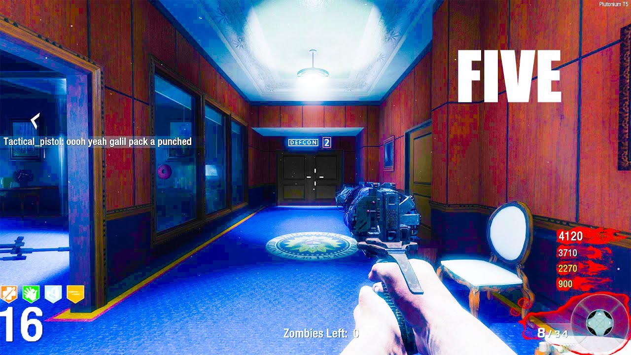 COD Black Ops Zombies: FIVE Gameplay No Commentary