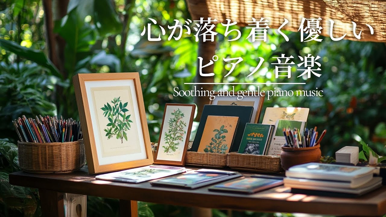 作業用BGM｜読書用BGM 1時間BGM｜心が落ち着く優しいピアノ音楽・休息と深い睡眠のために