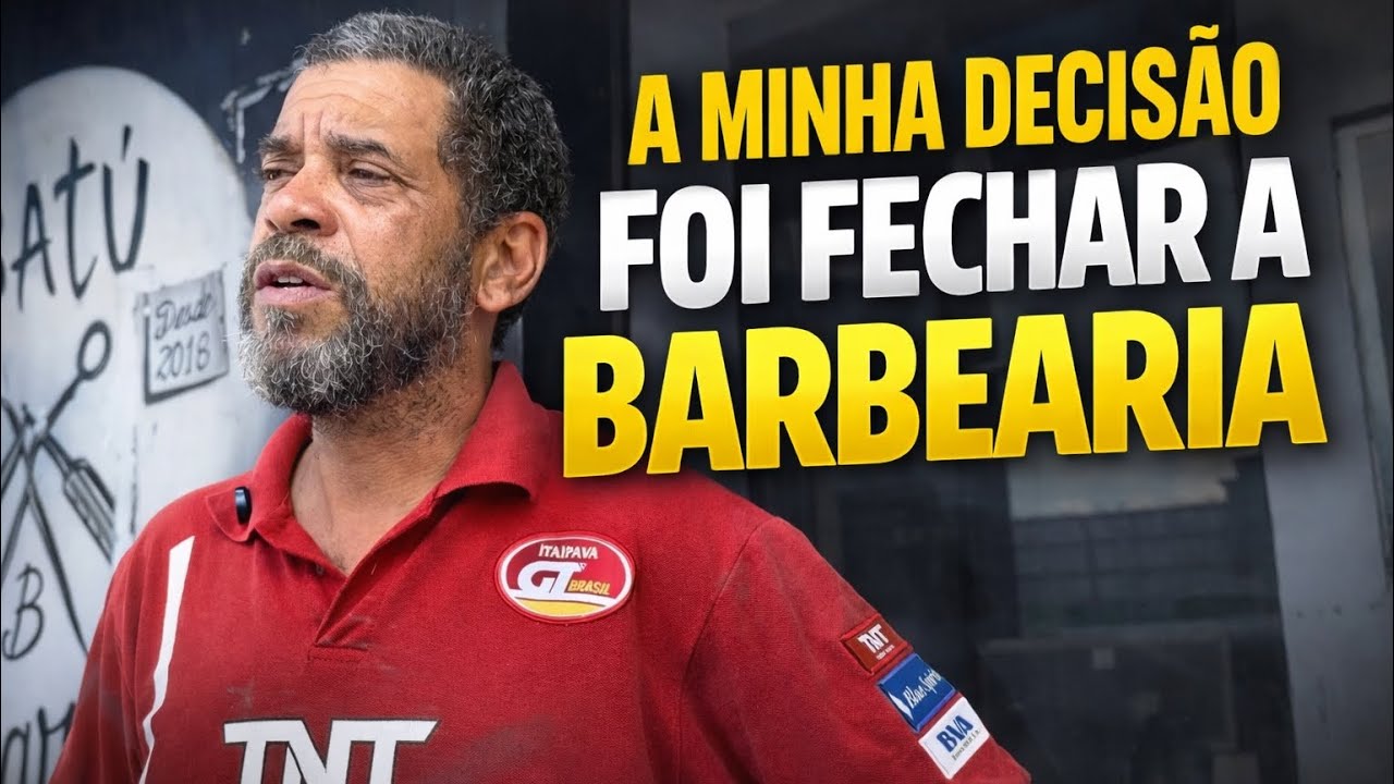 “Voltei lá… e a barbearia já estava fechada”