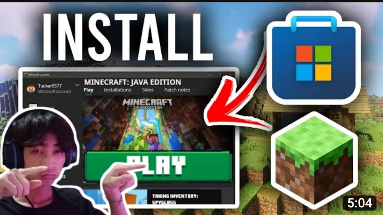របៀបដោនឡូត Minecraft  ក្នុង Microsoft store _ how to download minecraft  free in mincrosoft