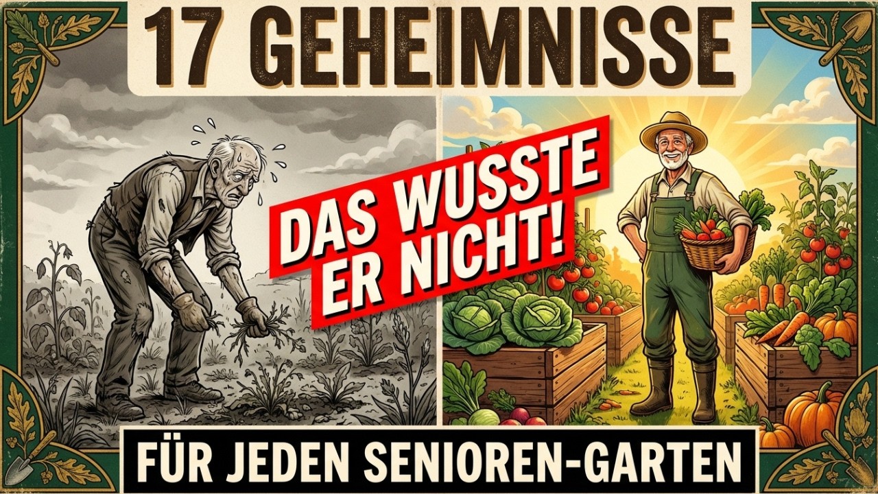 17 KOSTENLOSE Gartentipps für Senioren, die Sie sich schon FRÜHER gewünscht hätten!