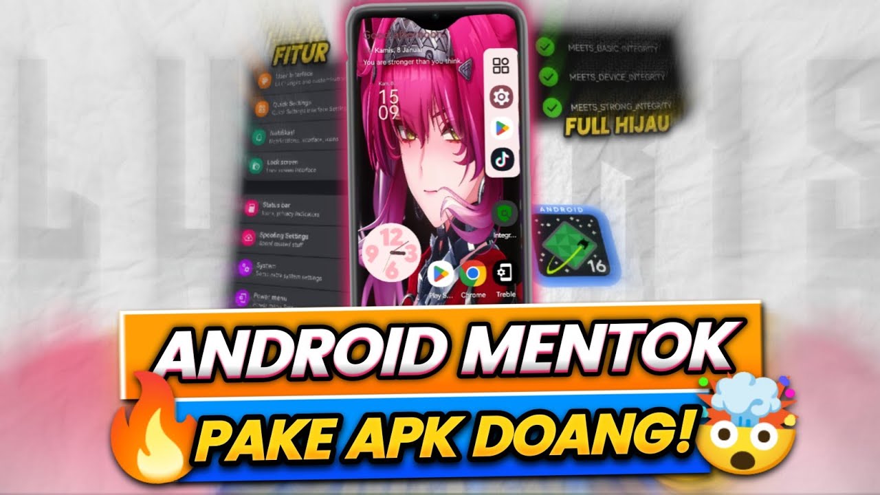 Android Mentok? Gua Rasain Android 16 Cuma Pake APK — NO ROOT 😳