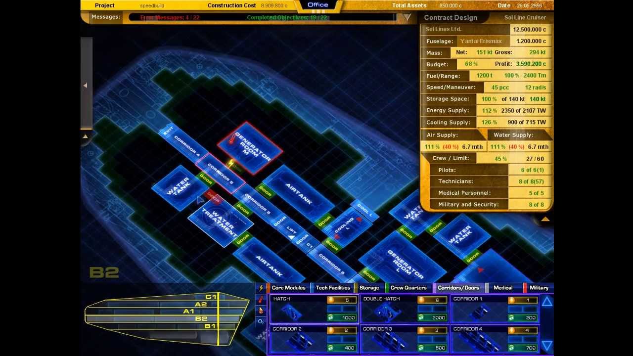 Starship Corporation - Speed Building (Solar Cruiser)