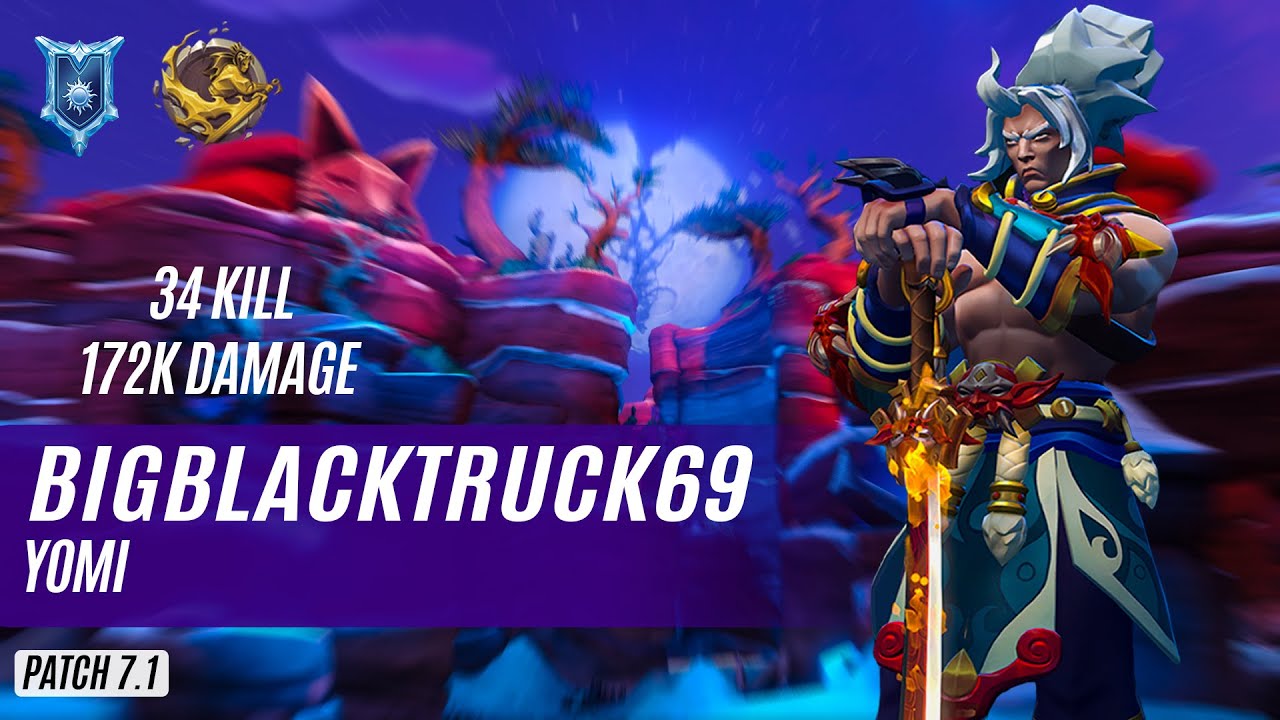 4vs5 34 KILL 172K DAMAGE Bigblacktruck69 ZHIN PALADINS COMPETITIVE (DIAMOND) YOMI