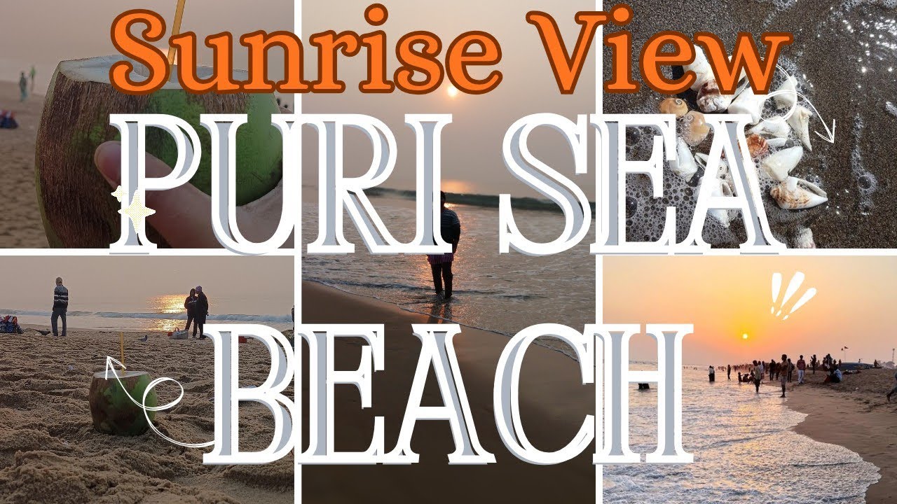 Sunrise🌄 View At  Puri Sea Beach🏖।। Jagannath Dham Puri Sunrise Sea Beach Vlog ।। 