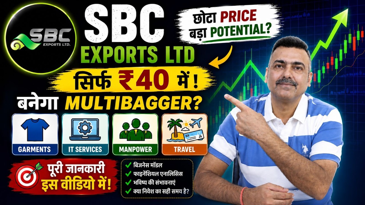 Will this ₹40 stock explode? SBC Exports Ltd Complete Analysis. Multibagger or Trap?
