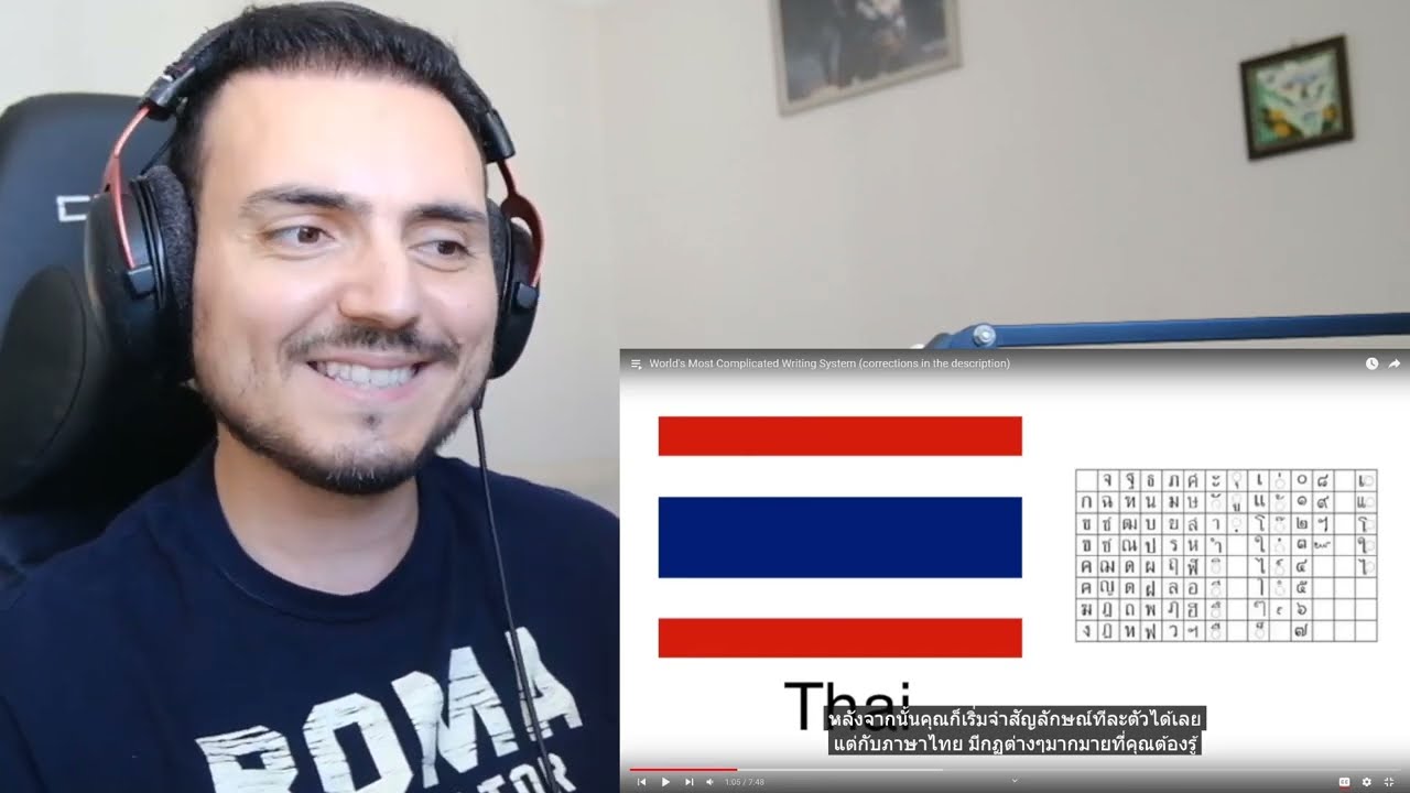 ภาษาไทย | World's Most Complicated Writing System Reaction