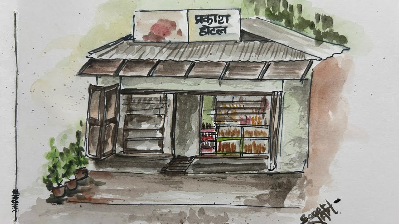 “Start Watercolor Painting with Zero Experience”||sagar art||Sagarvlogs879