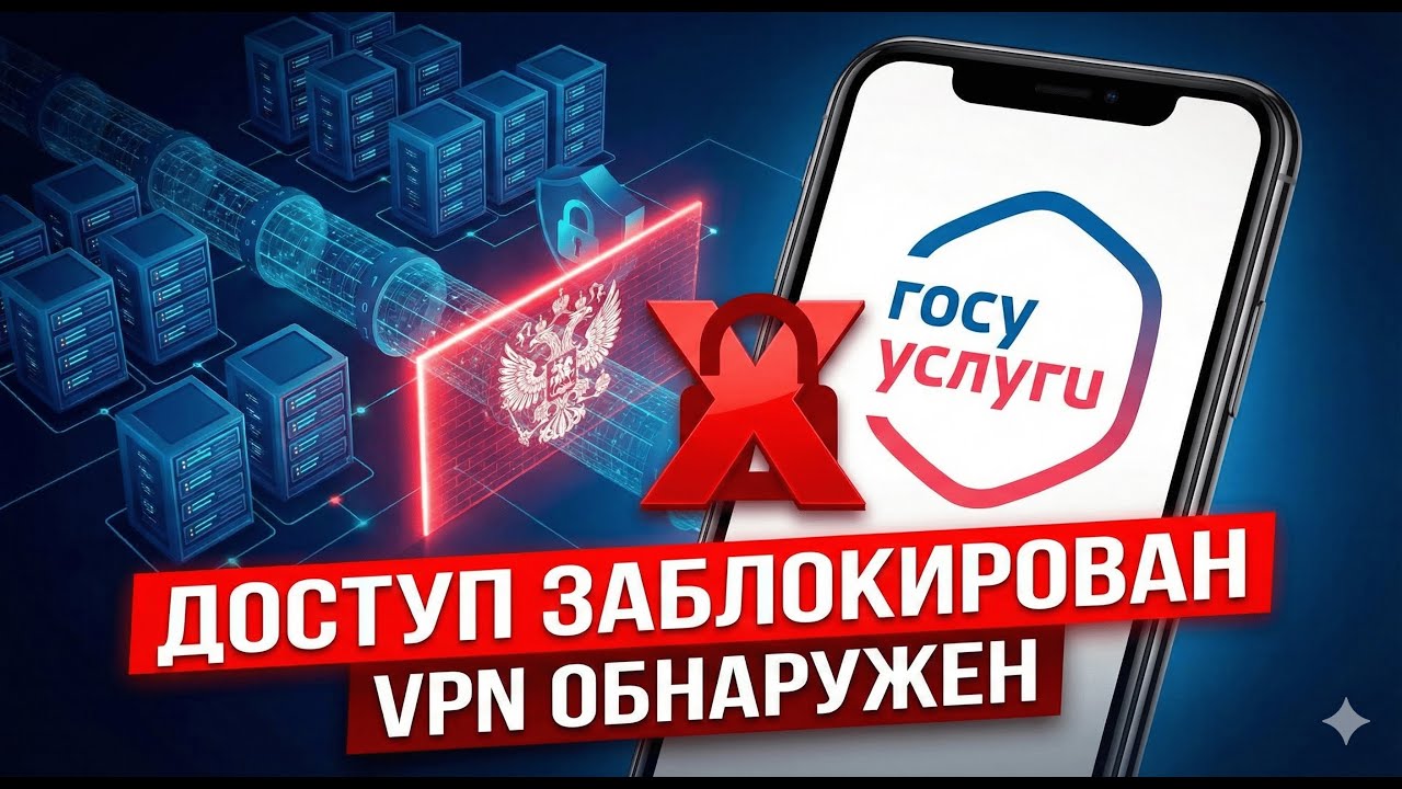 Блокировка Госуслуг при использовании VPN