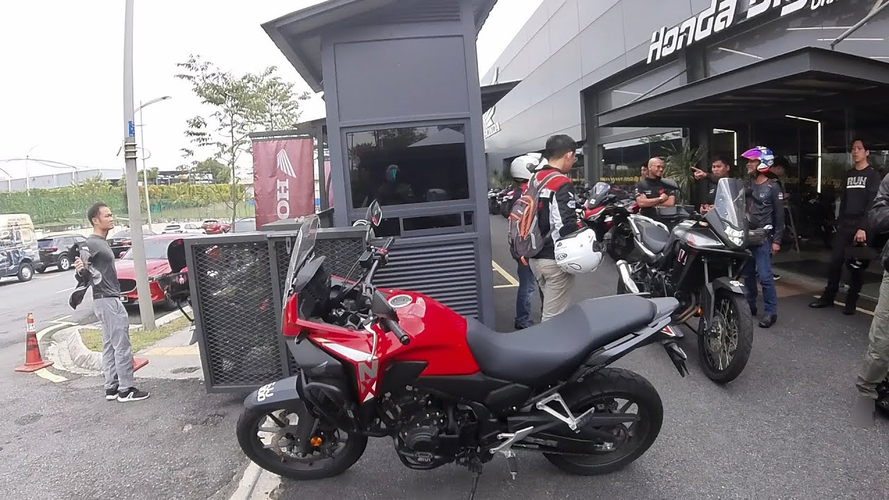 Test ride Honda NX500 di Honda Bigwing Damansara