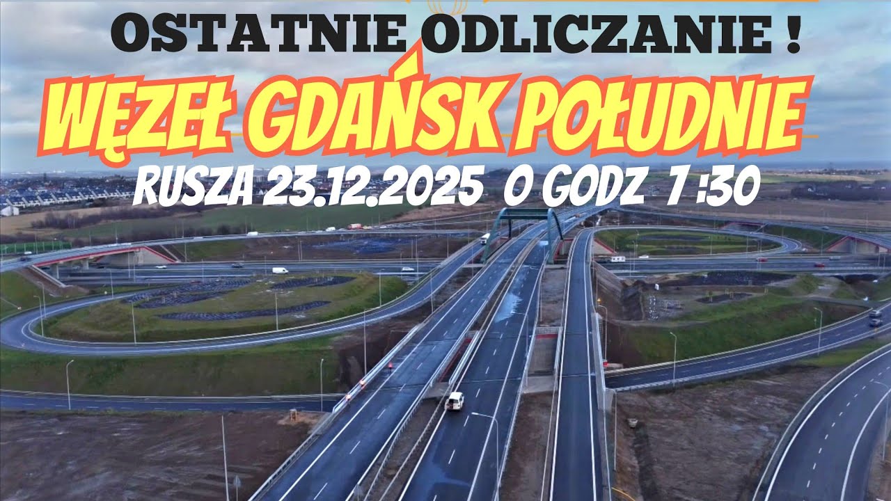 WĘZEŁ GDAŃSK POŁUDNIE - OSTATNIE PRACE PRZED STARTEM 20.12.2025