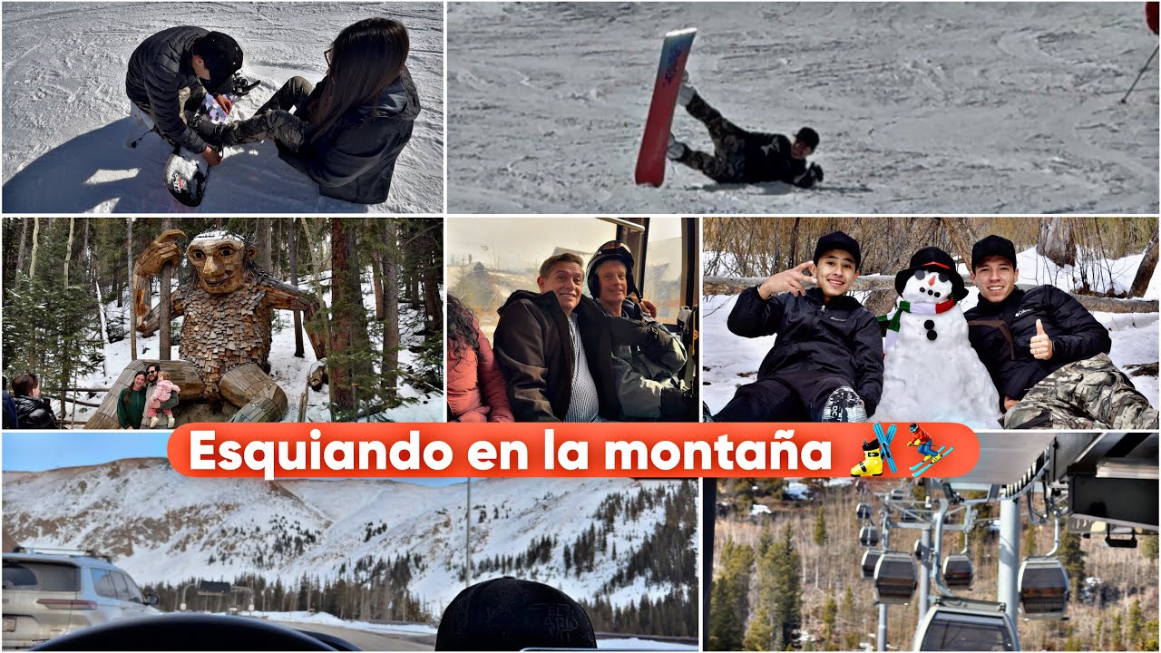 FUIMOS A LA MONTAÑA A ESQUIAR PERO NO SALÍAMOS DEL PISO😂 Y CONOSIMOS LOS TROLLS 🧌‼️
