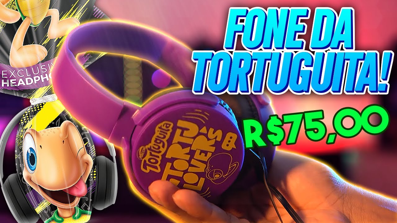 FONE DA TORTUGUITA!!🐢🎧 TESTAMOS o FONE DE OUVIDO que vem no OVO DE PÁSCOA da TORTUGUITA!!