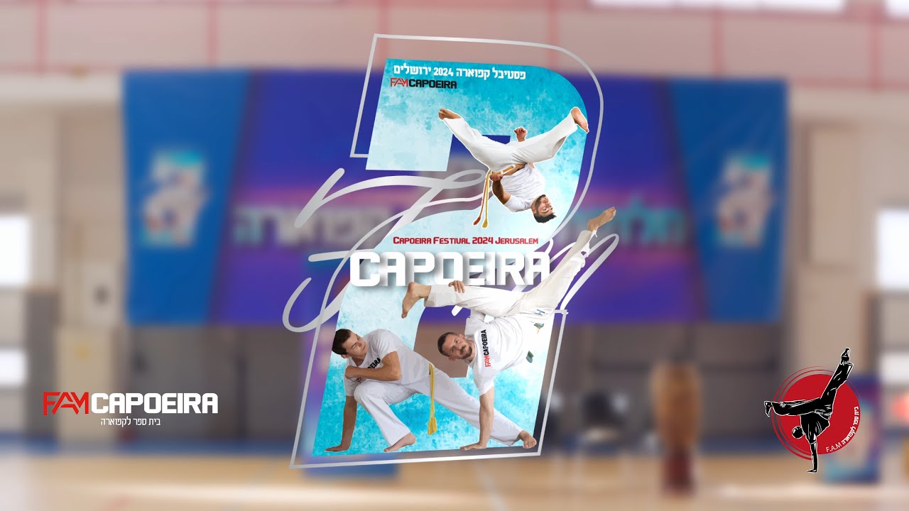 טקס חלוקת חגורות קפוארה 2024 - ירושלים - fam capoeira