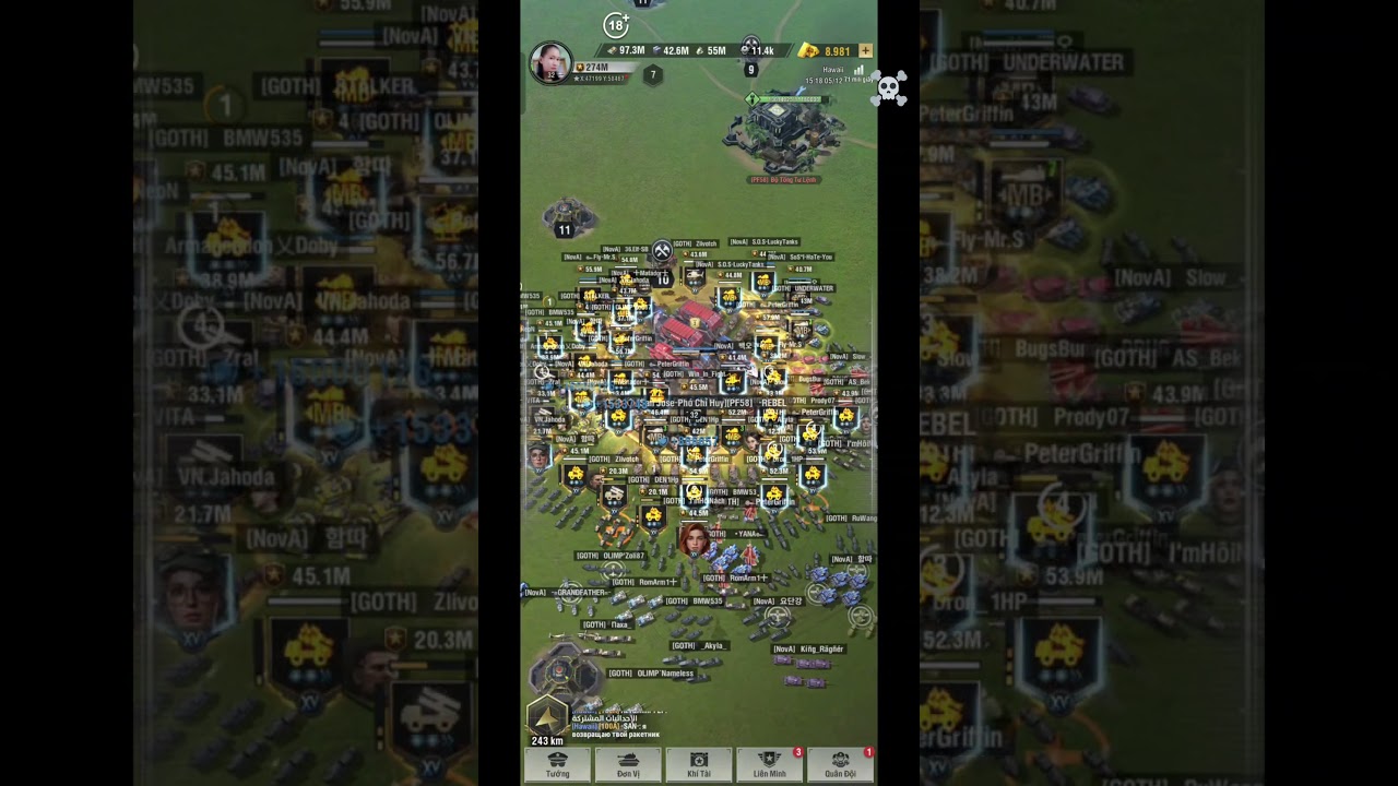 warpath: 631M Power vs PF58 Rebel