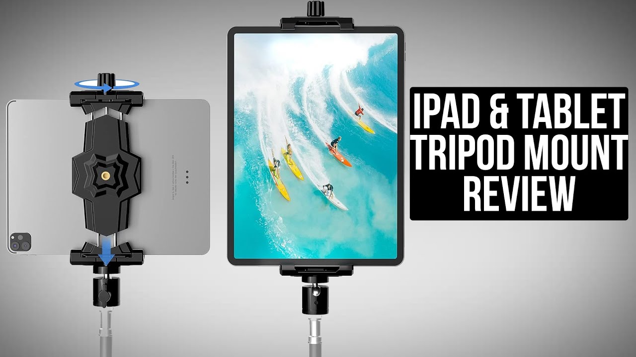iPad & Tablet Tripod Mount Adapter Demo & Review