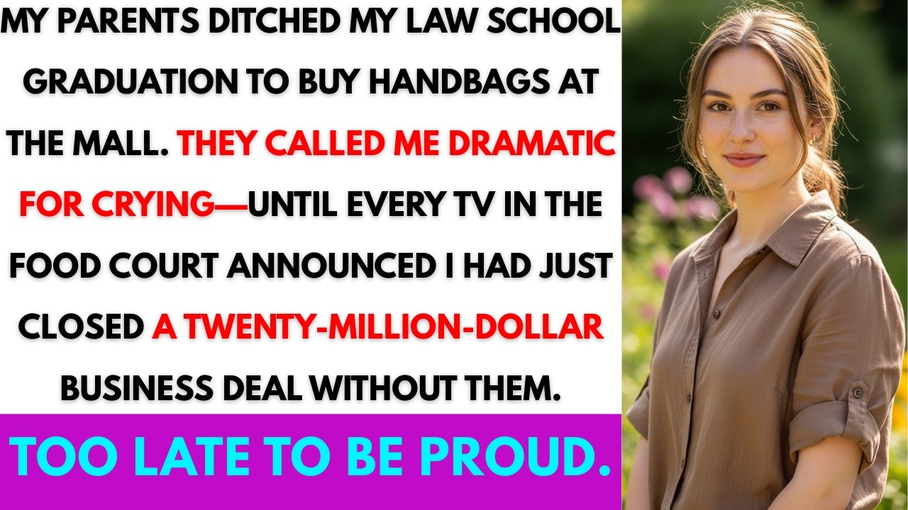 They Skipped My Graduation To Go Shopping. Then My $20,000,000 Deal Hit The News.