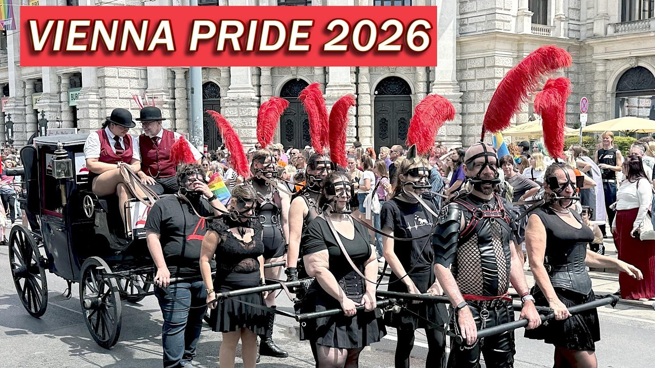 Vienna pride 2026. More than 300 000 participants!!