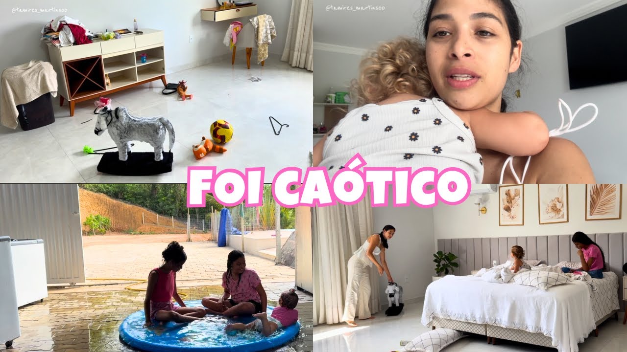Essa é a nossa manhã real… com crianças e caos