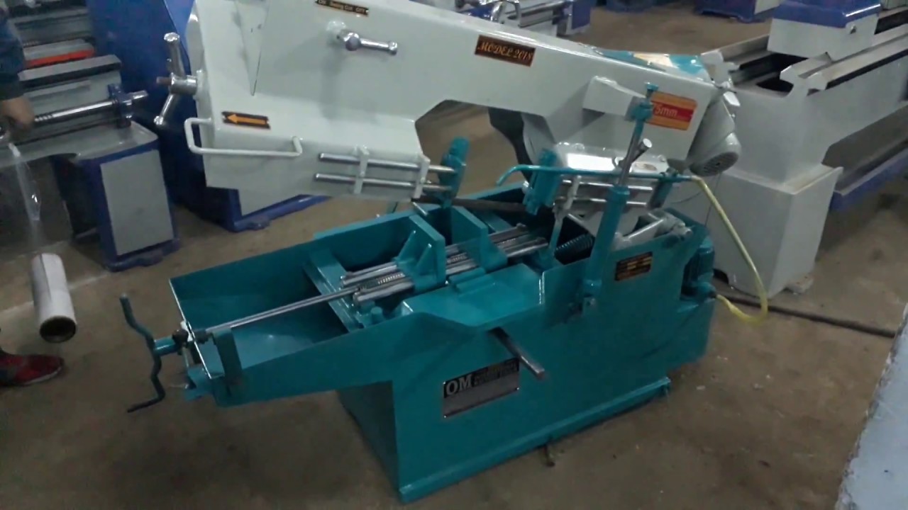 Horizontal Metal Cutting Bandsaw Machine 175 MM - OM BRAND