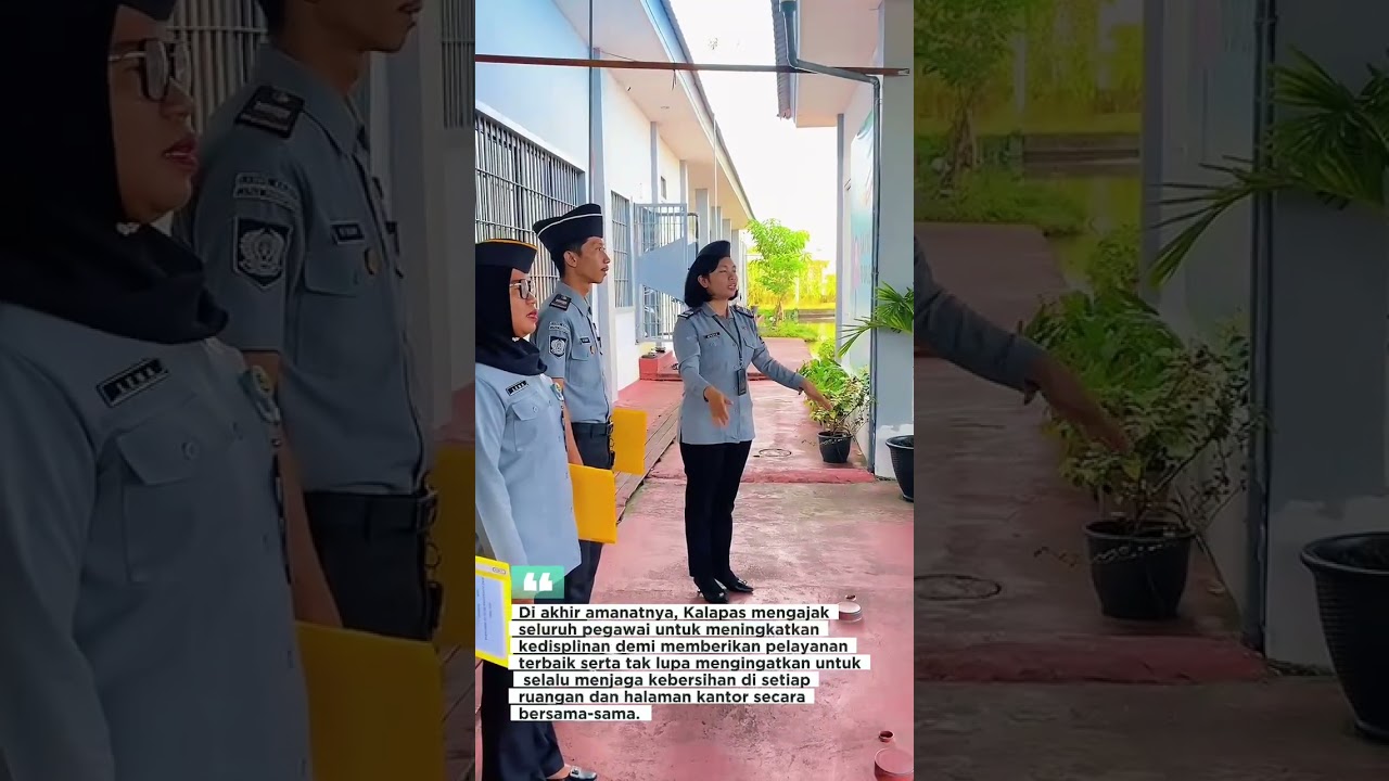 Pimpin Apel Pagi, Kalapas Tekankan Kedisiplinan dan Pelayanan Terbaik untuk Masyarakat