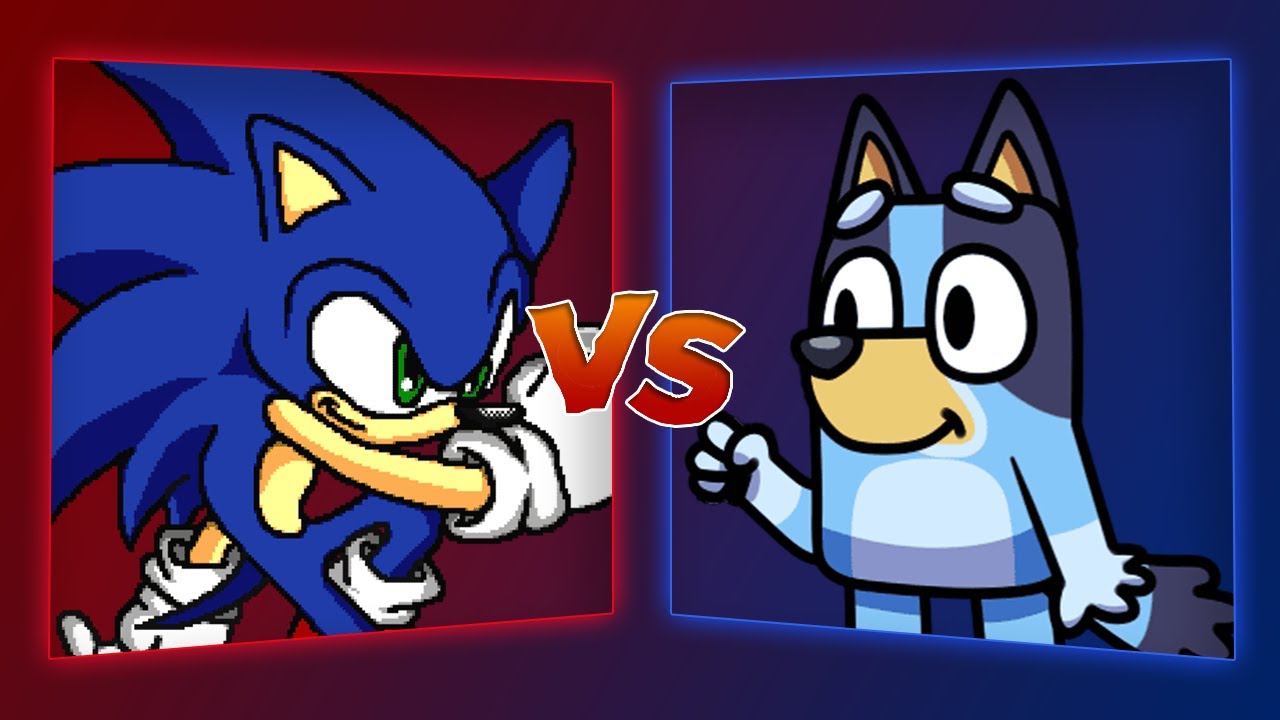 MUGEN Battle - Sonic vs Bluey