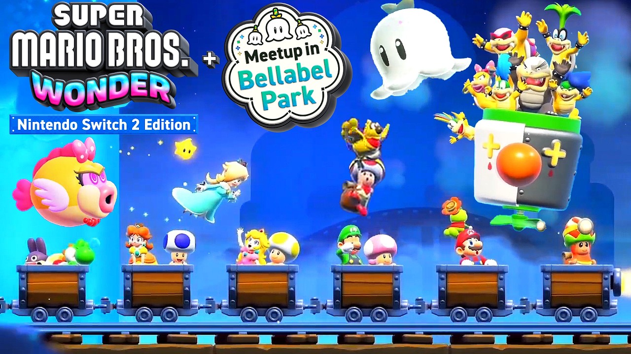 Super Mario Bros Wonder (Switch 2) - Intro Cutscene + New Gameplay