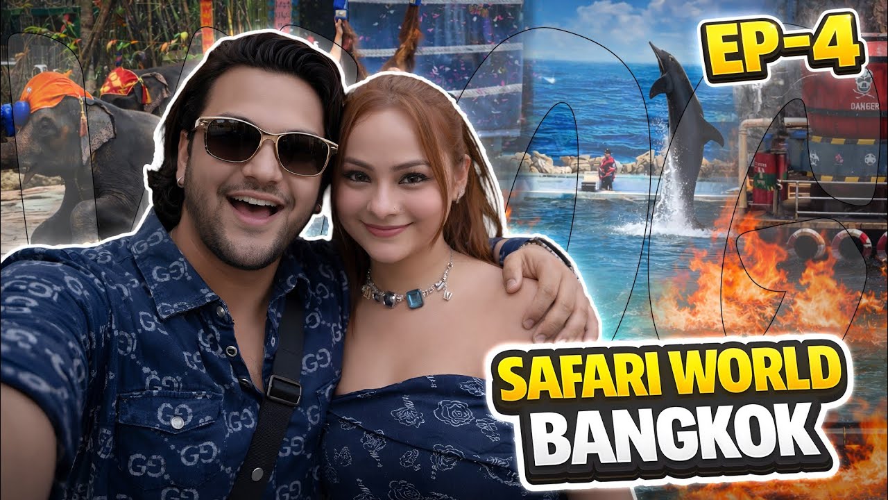 Bangkok Safari World Complete Tour 2026 | Karnaliya Vlogs #thailand #viralvideo