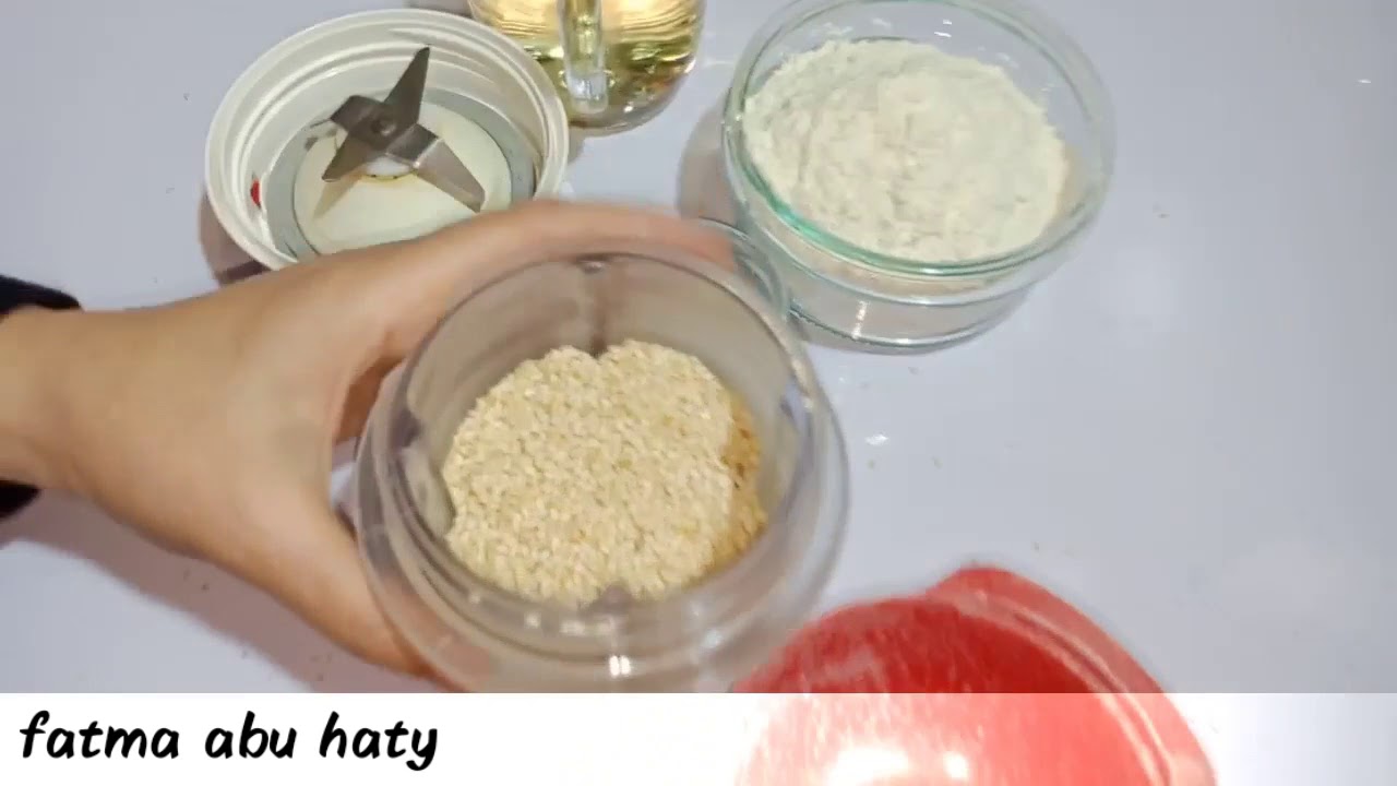 الطحينة البيتي الخام ،أحلي من الجاهز  😋وطريقتة سهلة جدا👍من مطبخي #فاطمه_ابو_حاتي#مامي _شيف