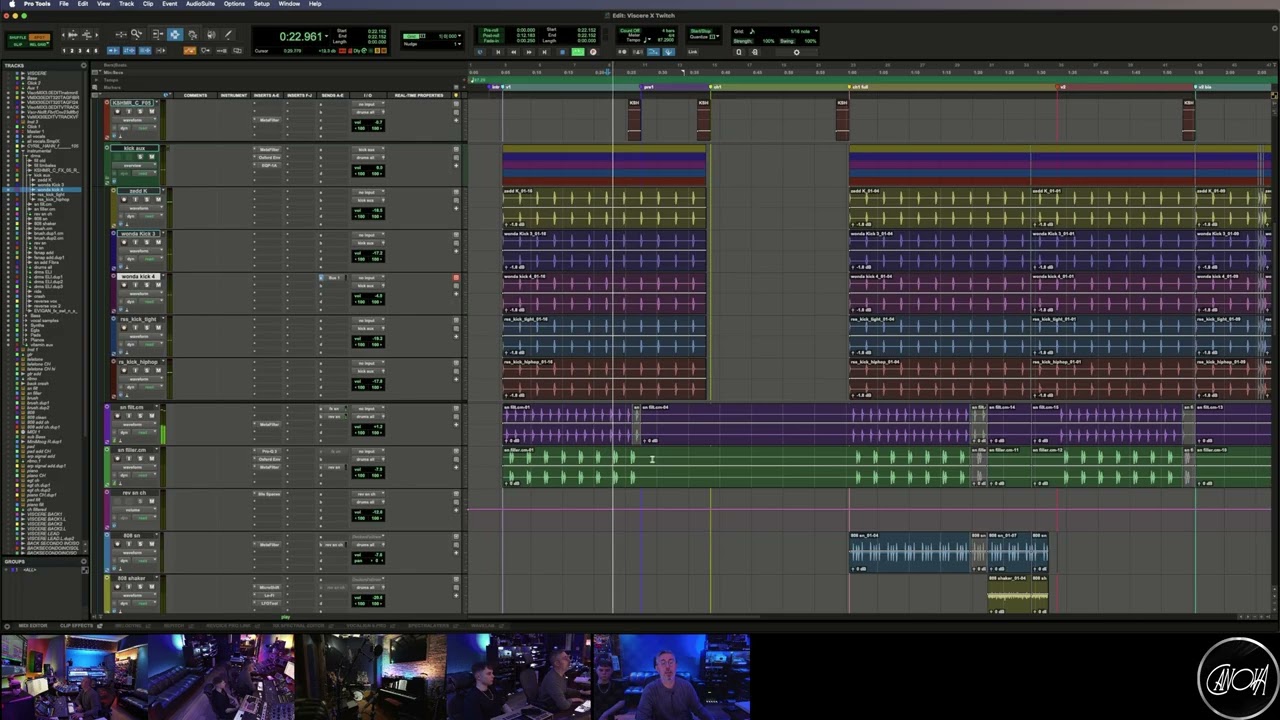 Viscere - Fabri Fibra - Nicol - CanovA -  Pro tools session