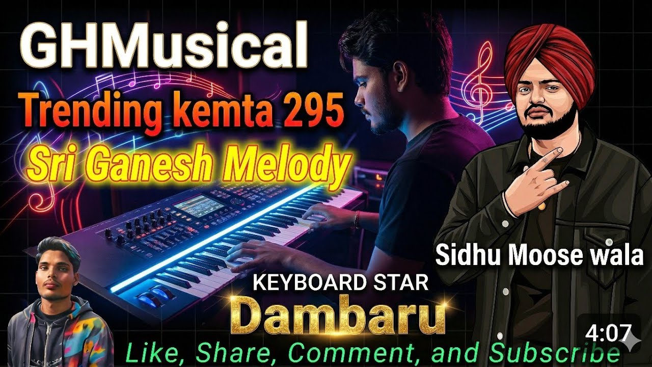👊295 Trending kemta !! Viral kemta ⚔️🎹Sri Ganesh Melody 😱@GHMusical-b