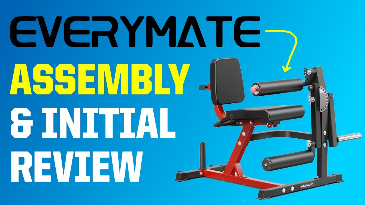 Регулируемый тренажер для разгибания и сгибания ног 3-в-1 от Everymate Fitness. СБОРКА И ПЕРВОНАЧ...
