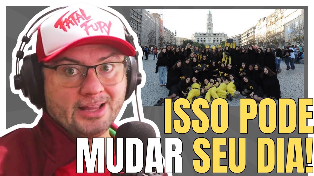 Brasileiro reage a TUNA FEMININA DE MEDICINA DO PORTO - AI MEU DEUS a cantar na rua! Corte live