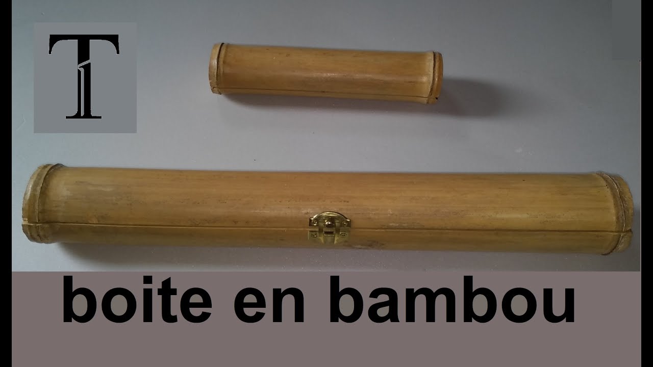fabrication d'une boite en bambou (horizontale)