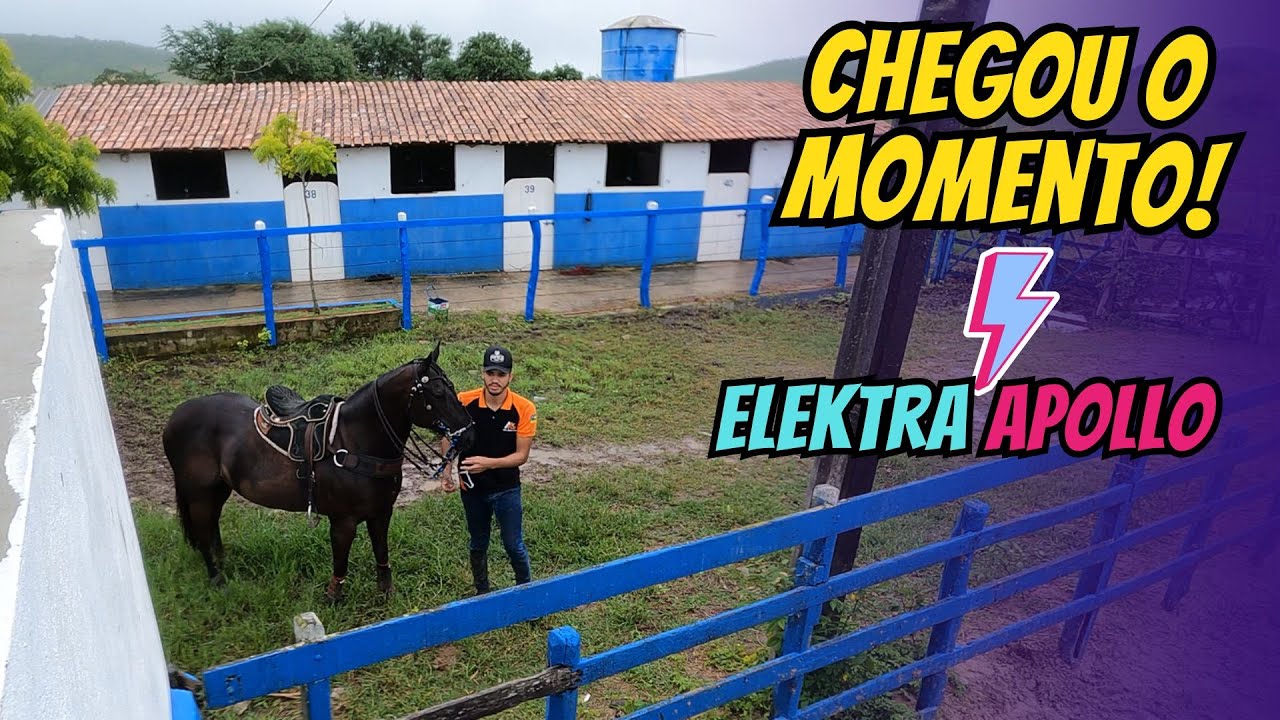 PREPARATIVOS PARA O 1&deg; TREINO PUXANDO DA ELEKTRA APOLLO