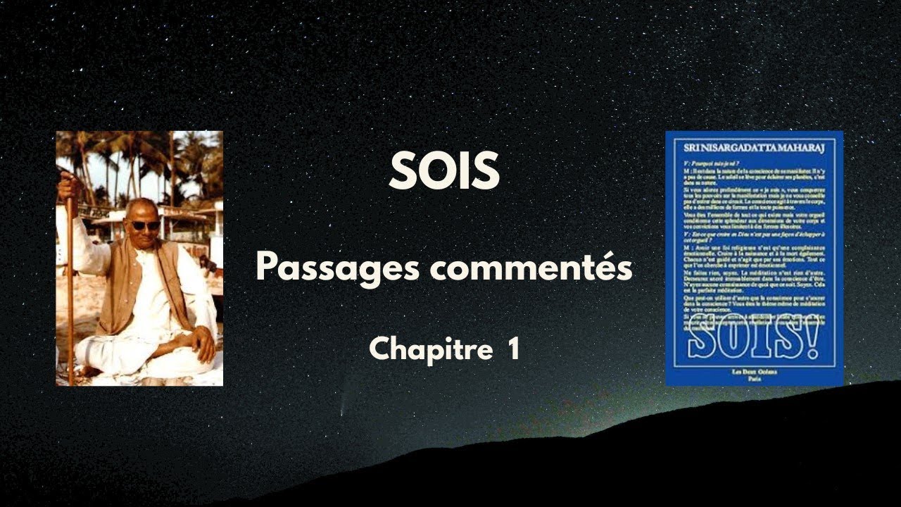 Nisargadatta : La spiritualité s'intéresse à nous-même