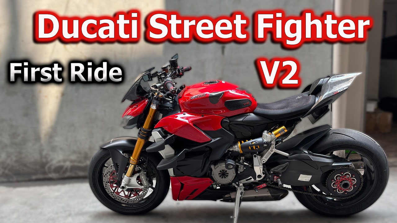 Picking Up A Loaded Ducati Street Fighter V2 || 1st Ride Review