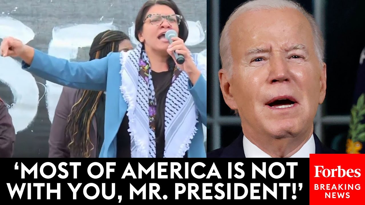 BREAKING NEWS: Rashida Tlaib Excoriates Biden After His Address About Israel-Hamas War