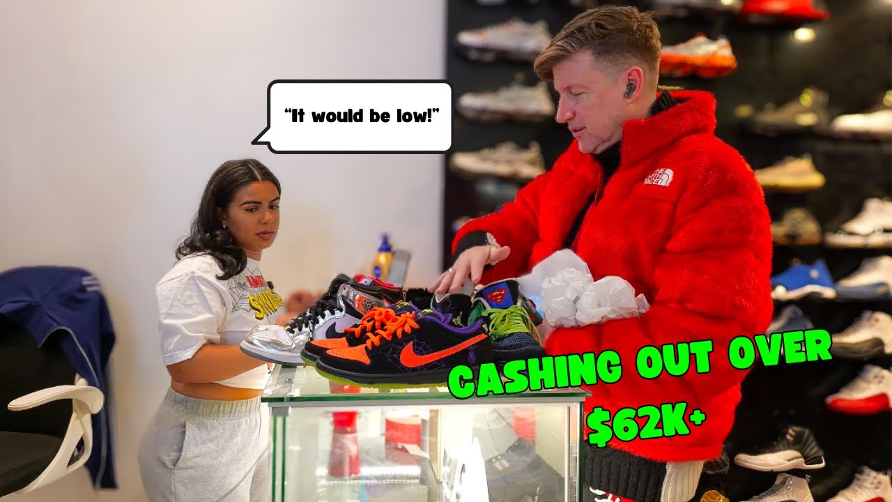 Buying a bunch of GRAIL sneakers while spending 62k+ in ONE day!