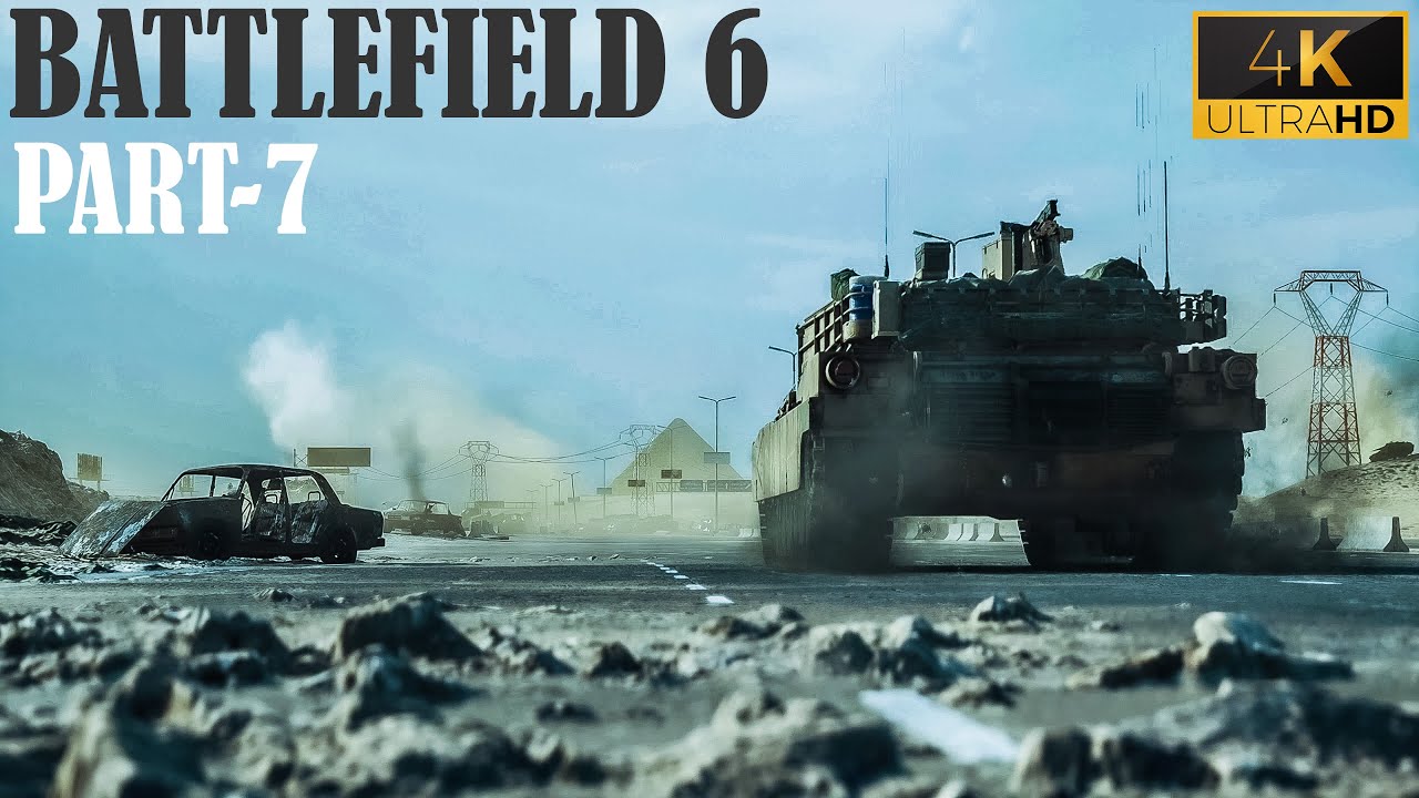 Battlefield 6 Campaign Part 7 – Operation Egypt | Full Mission Gameplay Walkthrough [4K 60FPS]