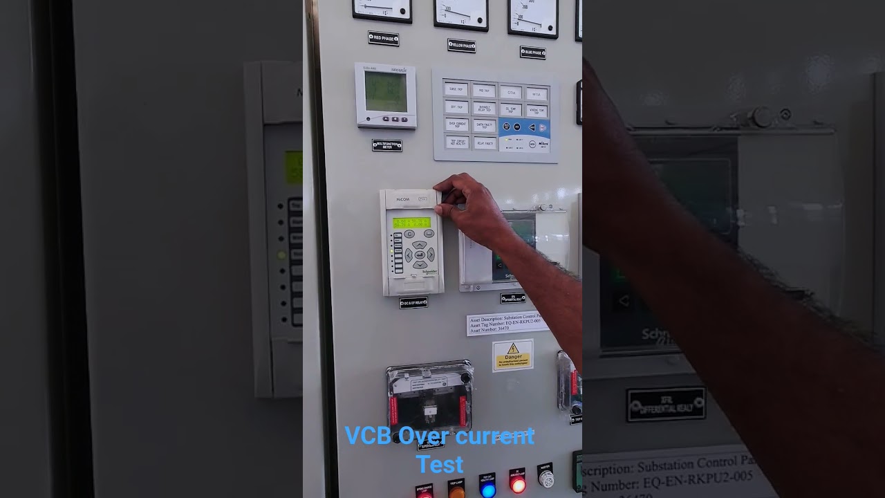 VCB Over Current Test by Current Injector 