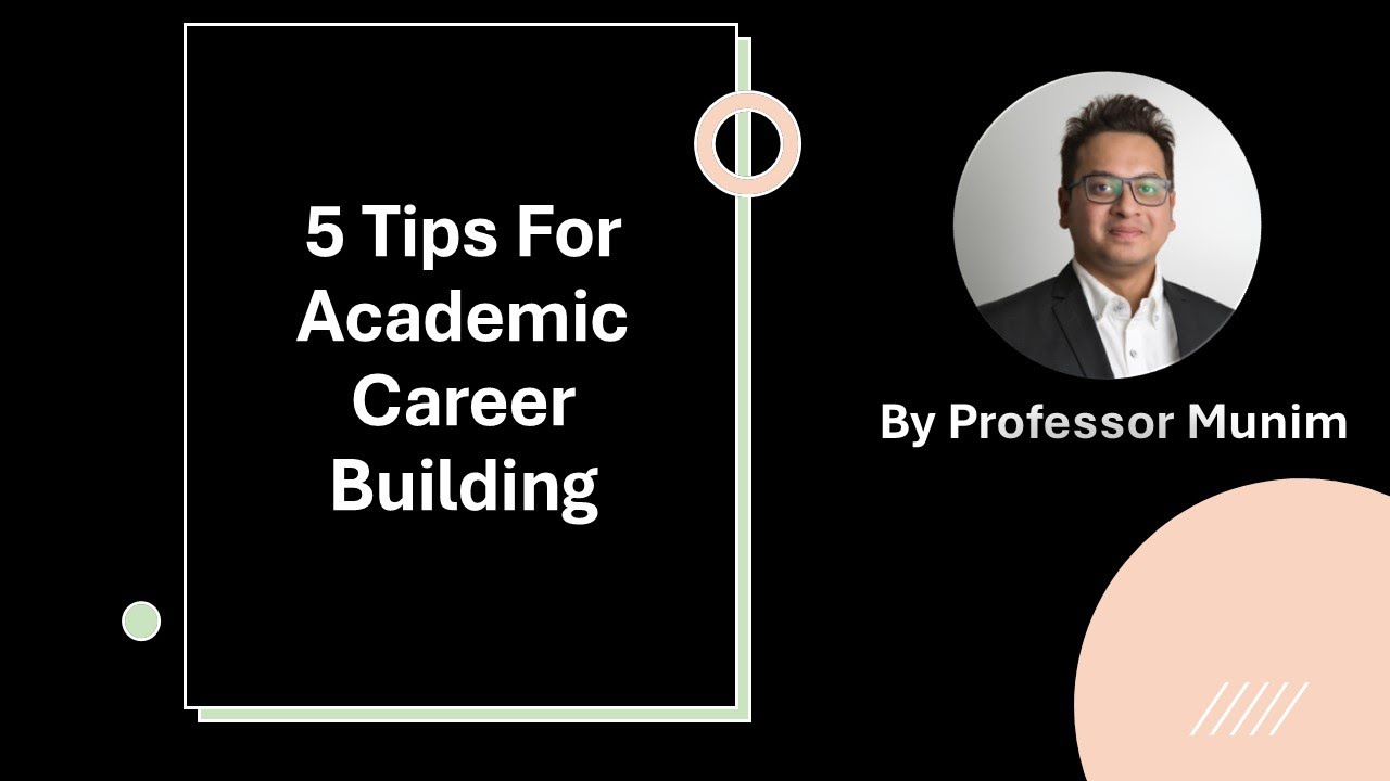 Five Tips For PhD Students On Academic Career Building