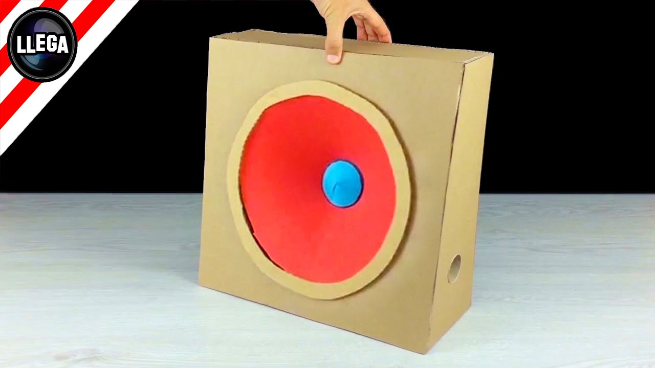 🤷🏽‍♂️Cómo hacer un altavoz 🔊de cartón 📦casero